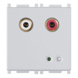 Ingresso Audio Rca 2M Silver VIMAR 14582.SL
