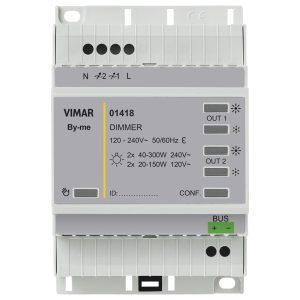 Dimmer Domotico 2 Out 200W Led 120-240V VIMAR 01418