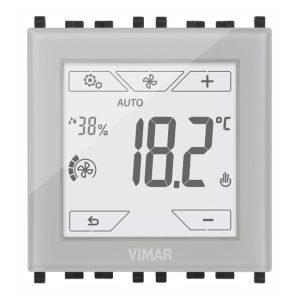 Termostato Touch Domotico 2M Neutro VIMAR 02951.BN