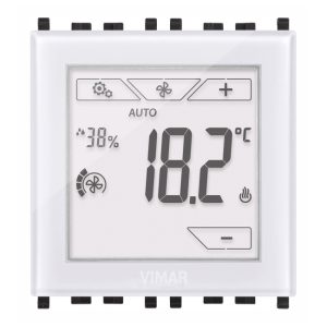 Termostato Touch Domotico 2M Bianco VIMAR 02951.B