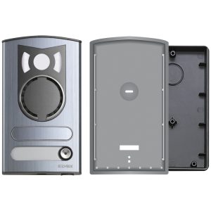 Placca A/V 1 Tasto Alluminio VIMAR 13K1