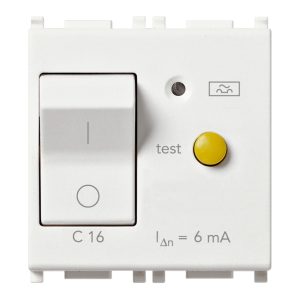 Interruttore Mtdiff. 1P+N C16 6Ma Bianco VIMAR 14411.16.6