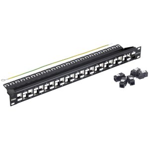 Pannello 24 Rj45 Cat6A Utp 1U VIMAR 03024.8