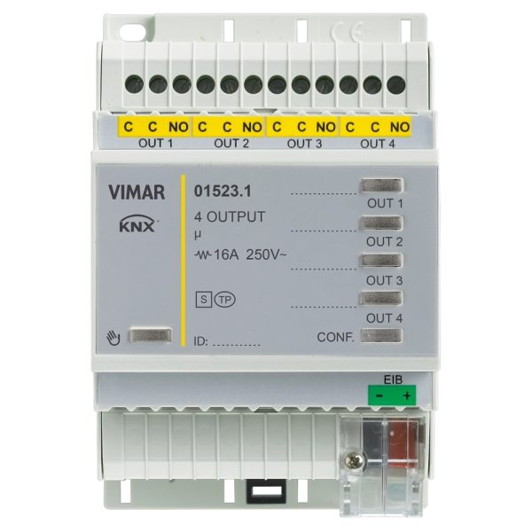 Attuatore 4 Out Multifunz. 250V 16A Knx VIMAR 01523.1