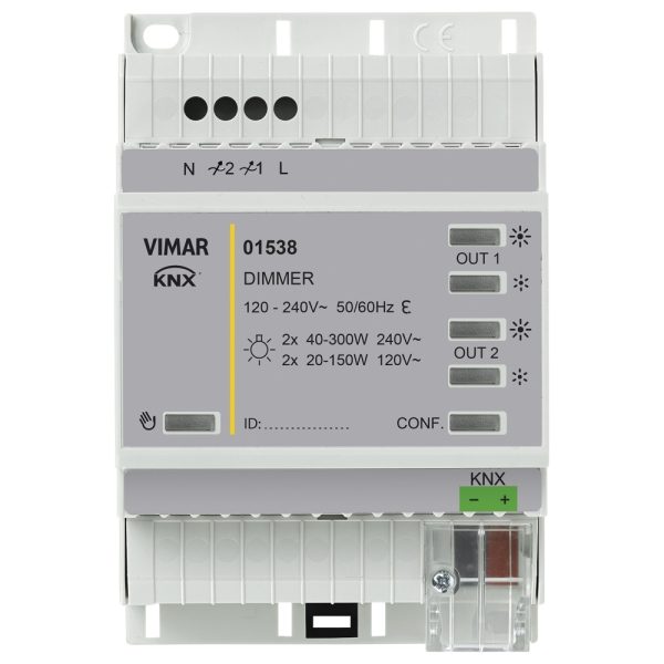 Dimmer Knx 2 Out 200W Led 120-240V VIMAR 01538