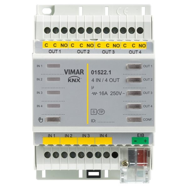 Dispositivo 4 In 4 Out Multifunzione Knx VIMAR 01522.1