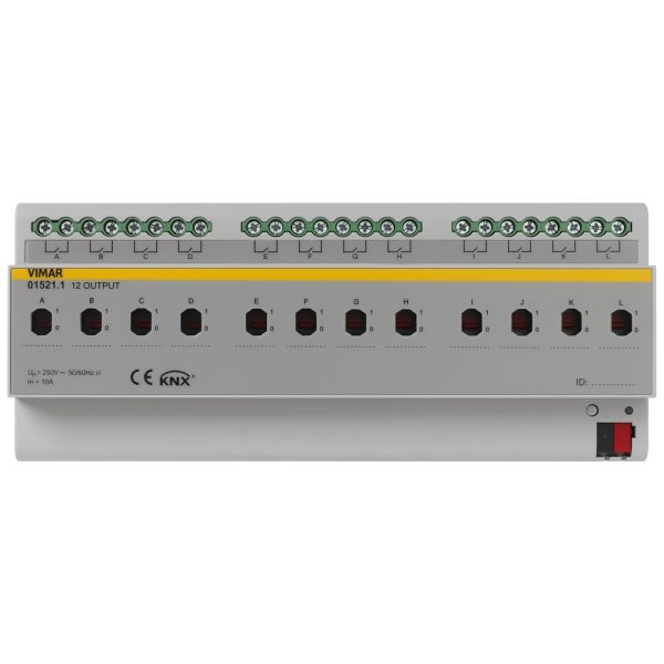 Attuatore 12 Uscite 250V 10Ax Knx VIMAR 01521.1