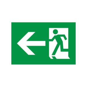 Uscita Sicura Emergenza Pittogramma Uomo Sx Dx PERRY ELECTRIC 1LEPVA