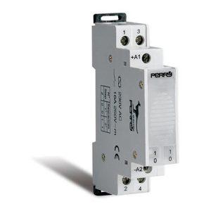 Rele' Impulsi 1 Din 230Vac PERRY ELECTRIC 1RI02230AC/M