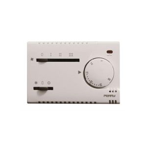 Termostato Elettronico Incasso Universale Per Fan-Coil PERRY ELECTRIC 1TITEF365/MC