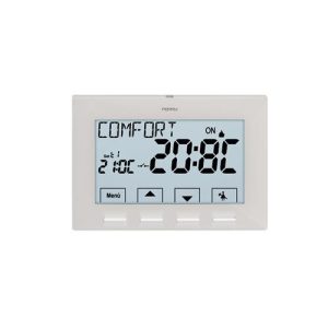 Termostato Parete Elettronico 4 Tasti 230V Bianco PERRY ELECTRIC 1TPTE029B