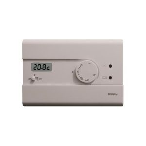 Termostato Parete Elettronico Lcd On/Rid/Off 3 Vcc PERRY ELECTRIC 1TPTE400/B