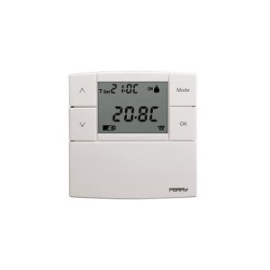 Termostato Parete Elettronico 3Vcc Digitale Zefiro PERRY ELECTRIC 1TPTE530B