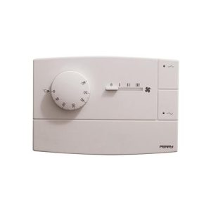 Termostato Parete Elettronico Fan Coil E/I Caldaia Zefiro PERRY ELECTRIC 1TPTE566B