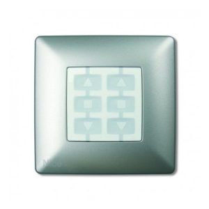 Placca a Parete Quadrata Alluminio Confezione 10pz NICE OPLA WSA