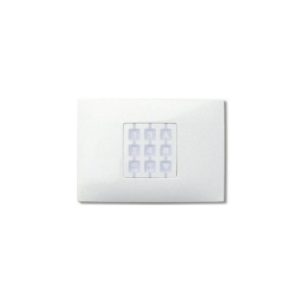 Placca a Parete Rettangolare Bianco Confezione 10pz NICE WRW