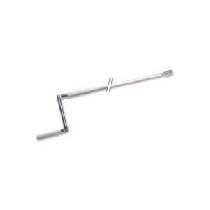Asta Con Gancio a Maniglia Snodata Bianco Ral9010 L 1500 Mm Tenda NICE 578.15045