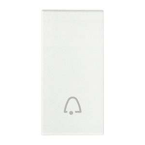 Tasto 1M Simbolo Campanello Bianco VIMAR 19021.C.B