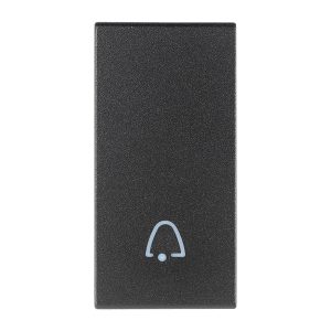 Tasto 1M Simbolo Campanello Grigio VIMAR 19021.C