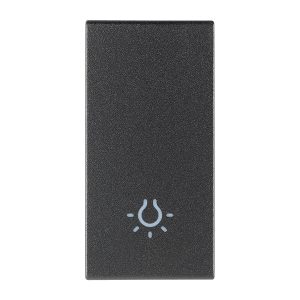 Tasto 1M Simbolo Luce Grigio VIMAR 19021.L