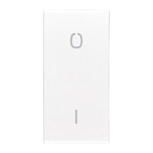 Tasto 1M Simbolo O I Bianco VIMAR 20021.99.B