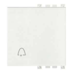 Tasto 2M Simbolo Campanello Bianco VIMAR 19022.C.B