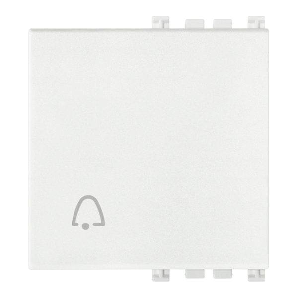 Tasto 2M Simbolo Campanello Bianco VIMAR 19022.C.B