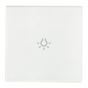 Tasto 2M Simbolo Luce Assiale Bianco VIMAR 19132.L.B