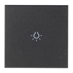 Tasto 2M Simbolo Luce Assiale Grigio VIMAR 19132.L