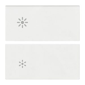 Due Mezzi Tasti 2M Dimmer Bianco VIMAR 19752.3.B