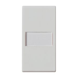 Tasto 1M +Targhetta Silver VIMAR 14029.SL