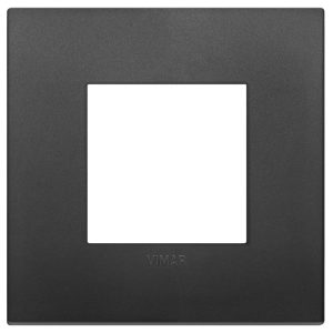 Placca Classic 2M Nero VIMAR 19642.71