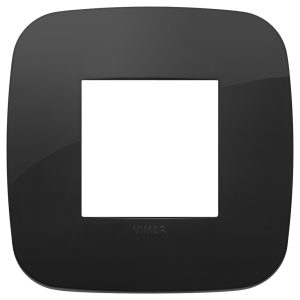 Placca Round 2M Nero VIMAR 19672.81