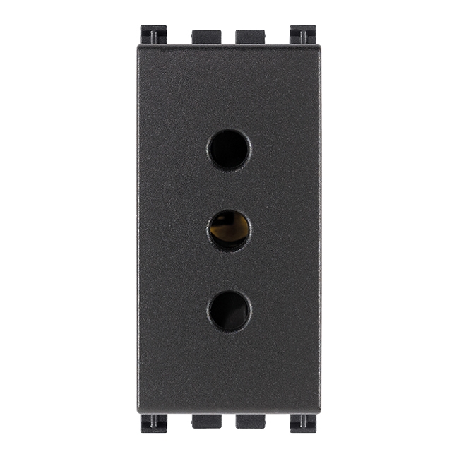 Presa 2P+T 10A P11 Grigio VIMAR 19201 Presa 2P+T 10A P11 Grigio VIMAR 19201