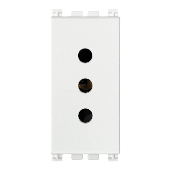 Presa 2P+T 10A P11 Antibatterico Bianco VIMAR 19201.AB.B