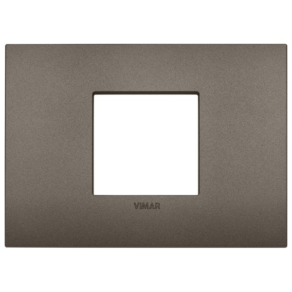 Placca Classic 2Mc Metal VIMAR 19652.80
