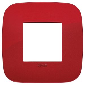 Placca Round 2M Rosso VIMAR 19672.85