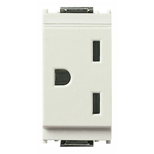 Presa 2P+T 15A Americano Bianco VIMAR 16247.B