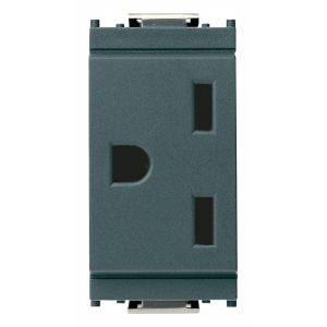 Presa 2P+T 15A Americano Grigio VIMAR 16247