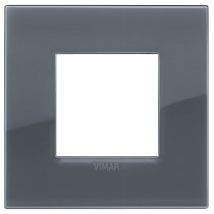 Placca Classic 2M Reflex Grigio Fumè VIMAR 19642.61