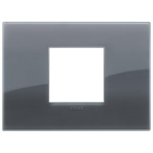 Placca Classic 2Mc Reflex Grigio Fumè VIMAR 19652.61