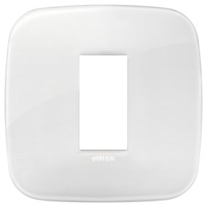 Placca Round 1M Reflex Ghiaccio VIMAR 19671.66