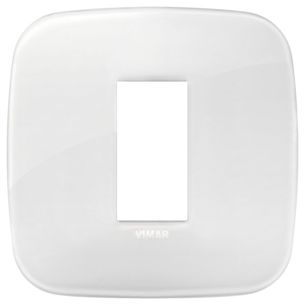 Placca Round 1M Reflex Ghiaccio VIMAR 19671.66