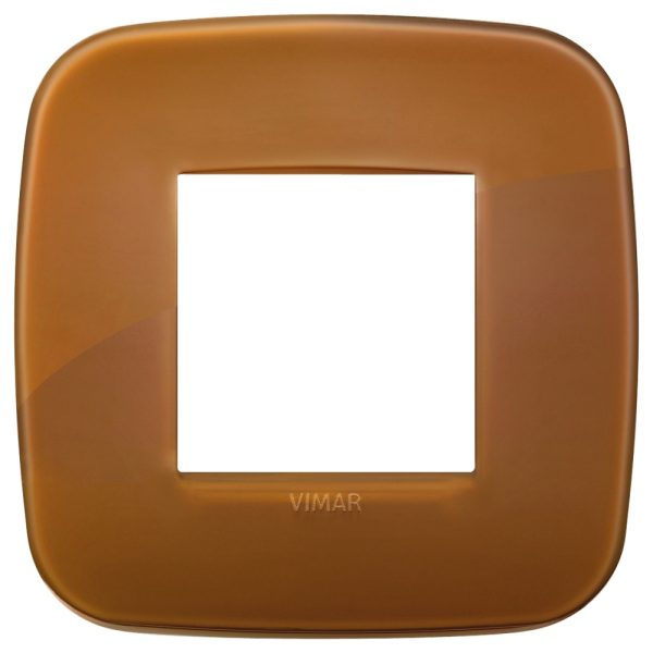 Placca Round 2M Reflex Caramel VIMAR 19672.62