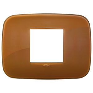 Placca Round 2M Centrali Reflex Caramel VIMAR 19682.62