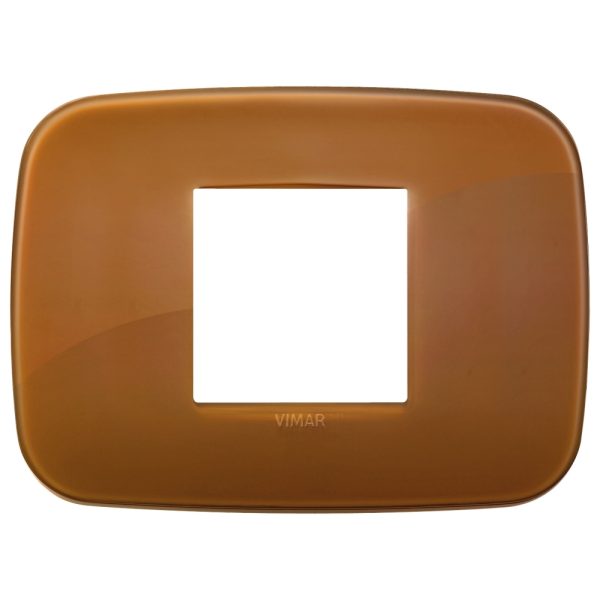 Placca Round 2M Centrali Reflex Caramel VIMAR 19682.62