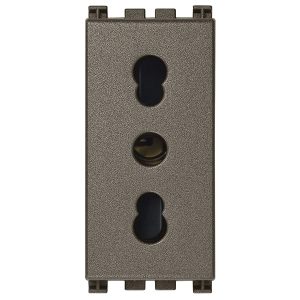 Presa 2P+T 16A P17/11 Metal VIMAR 19203.M