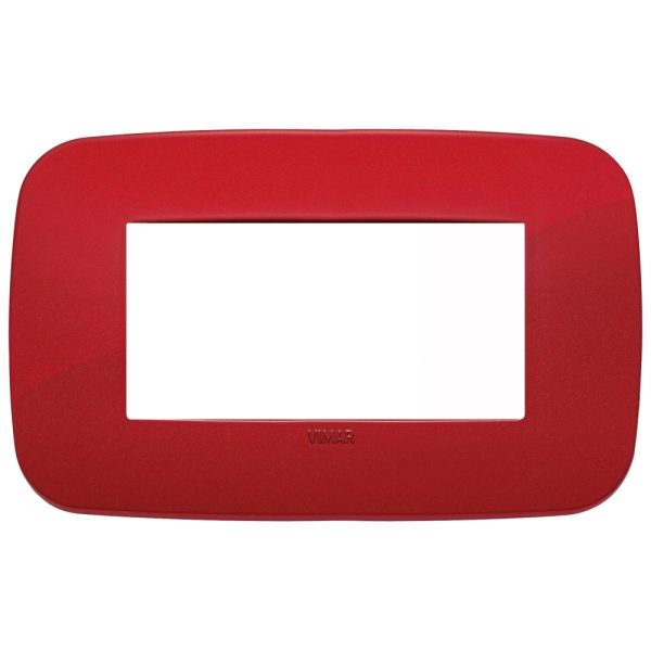 Placca Round 4M Rosso VIMAR 19684.85