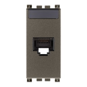 Presa Rj45 Netsafe Cat5E Utp Metal VIMAR 19339.11.M
