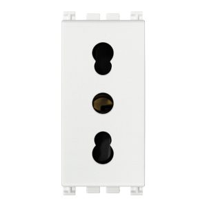 Presa 2P+T 16A P17/11 Antibatt. Bianco VIMAR 19203.AB.B